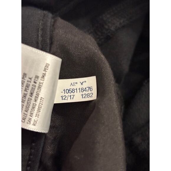 American Eagle Next Level Stretch Mid-Rise Jegging Sexy Slimming Black Denim 4 - Picture 7 of 11